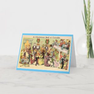 Festividades Cartão de Férias Louis Wain