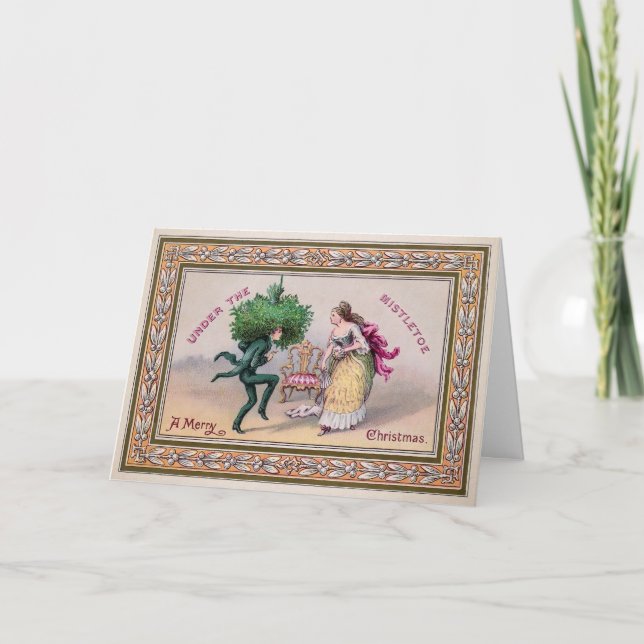 Festividades Cartão de Férias Misterioso Vitoriano (Frente)