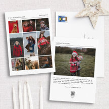 Cartão de Férias Mulit-Photo Maravilhoso