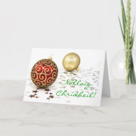 Festividades Cartão de Férias Natal Nollaig Chridheil I