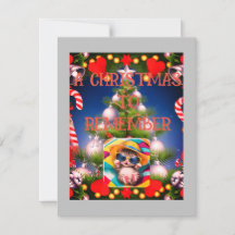 Cartão de Férias Natalino Plano, Tamanho: 4,25" x 