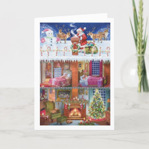 Festividades Cartão de férias para enviar desejos de calor