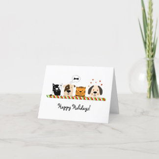 Festividades Cartão de Férias para Pet Sitter