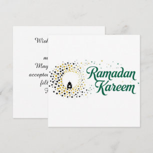 Festividades Cartão de Férias Personalizado Ramadan Kareem