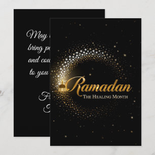 Festividades Cartão de Férias Personalizado Ramadan MubaraK