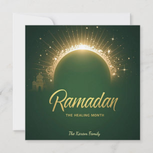 Festividades Cartão de Férias Personalizado Ramdan Kareem