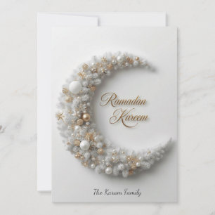 Festividades Cartão de Férias Personalizado Ramdan Kareem