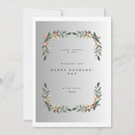 Festividades Cartão De Férias Personalizável Para O Dia Dos Pai