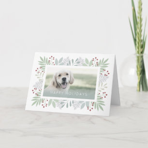 Festividades Cartão de Férias Pet Dog Design