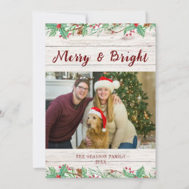 Festividades Cartão de Férias Planas de Foto do País Western Ba