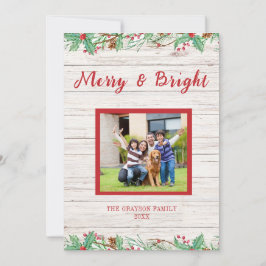 Festividades Cartão de Férias Planas de Foto do País Western Ba