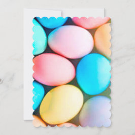 Festividades Cartão de Férias Planas de Ovos de Páscoa