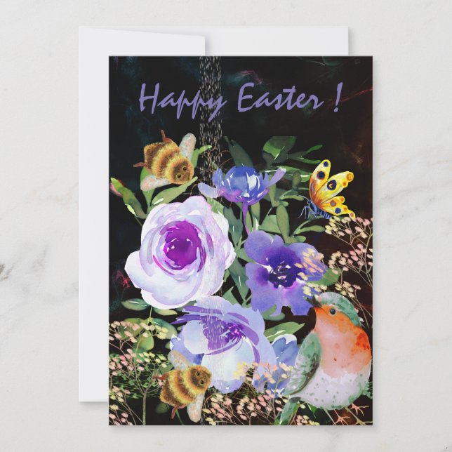 Festividades Cartão de Férias Plano (Frente)