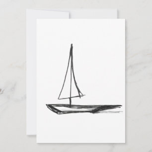 Festividades Cartão de férias plano Boat 1