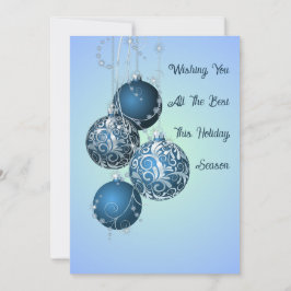 Festividades Cartão de Férias Plano de Árvore em Aquarela Perso