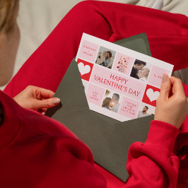 Festividades Cartão de Férias Plano de Colagem de 5 Fotos do Di