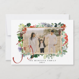 Festividades Cartão de Férias Plano de Foto da Família Natal Ga