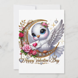 Festividades Cartão de Férias Plano de Pombo do Dia dos Namorad