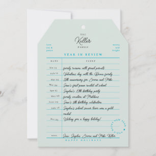 Festividades Cartão de Férias Plano de Revisão Anual da Carteir