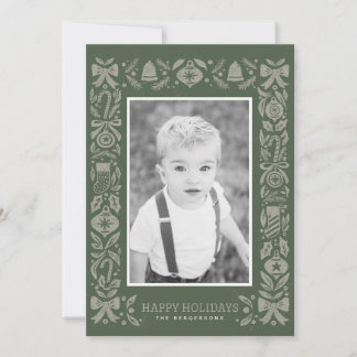 Festividades Cartão de Férias Plano, Tamanho: 4,25" x 5,5", Pap