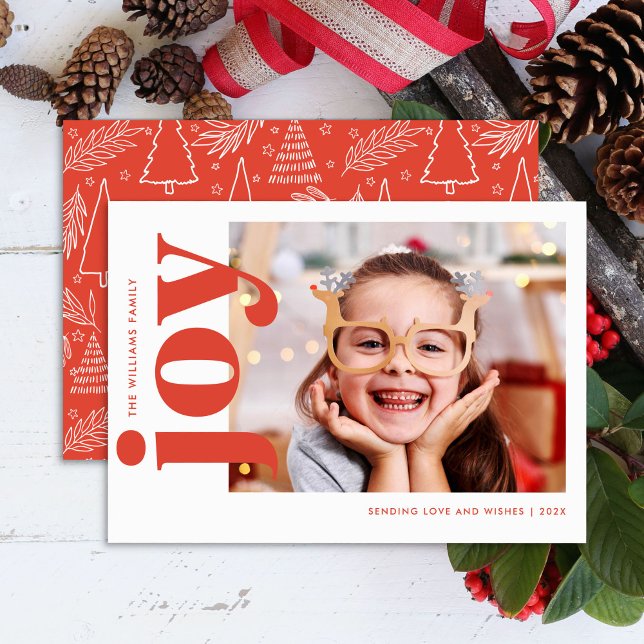 Festividades Cartão de Férias Red Joy (Criador carregado)