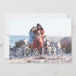 Festividades Cartão de Férias Shalom Star Hanukkah