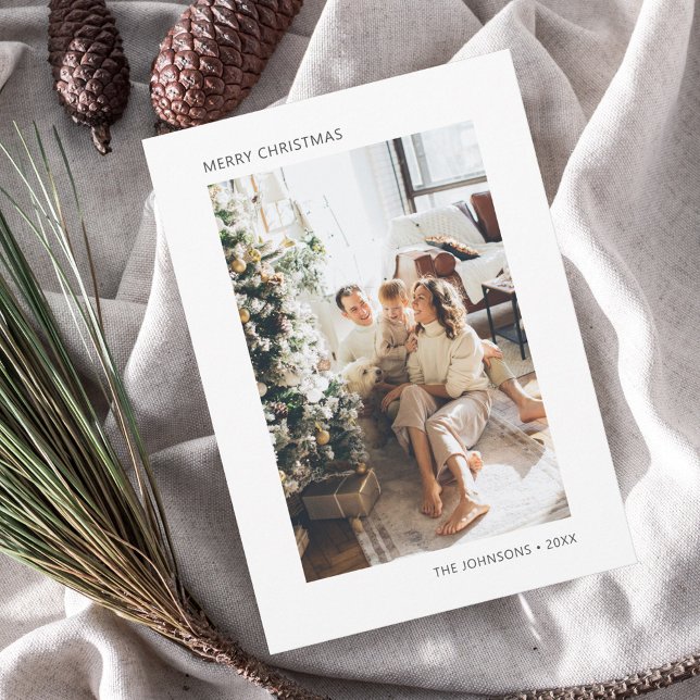 Festividades Cartão de Férias Simples de Natal Feliz (Criador carregado)
