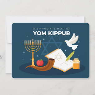 Festividades Cartão de Férias Yom Kippur