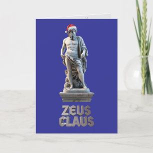 Festividades Cartão de Férias Zeus Claus Dobrado