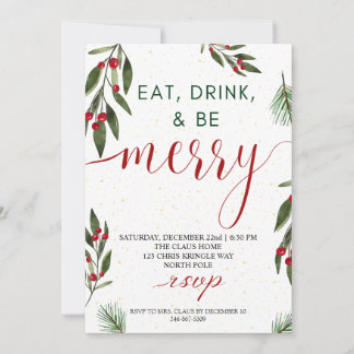 Festividades Cartão de Festa de Natal de Férias