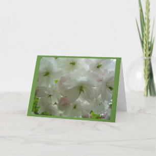 Festividades Cartão de Flor de Cereja Personalizar Cartão de Fl
