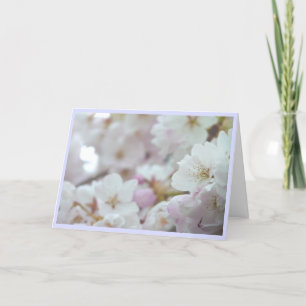 Festividades Cartão de Flor de Cereja Personalizar Cartão de Fl