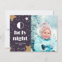 Cartão de Foto da Noite Santa