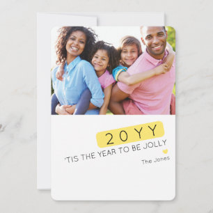 Festividades Cartão de Foto de Ano Novo Engraçado Editável com 