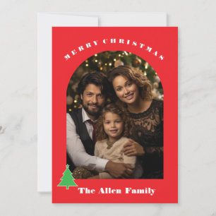 Festividades Cartão de Foto de Férias