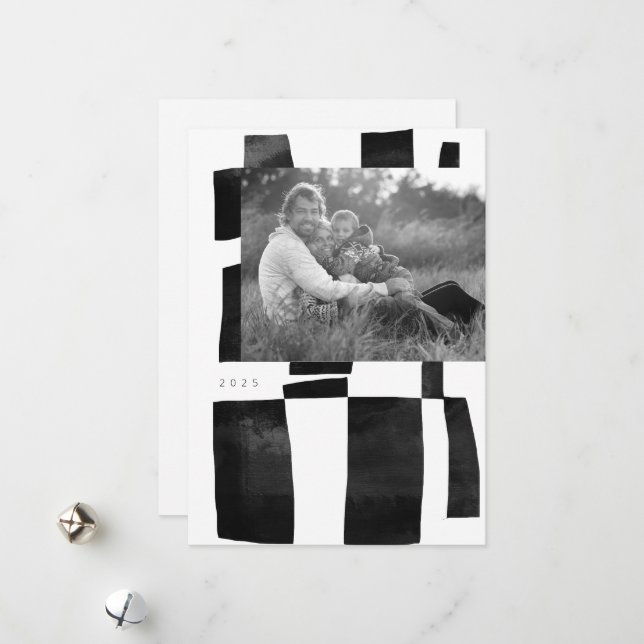 Festividades Cartão de Foto de Férias  (Frente/Verso In Situ)