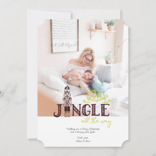 Festividades Cartão de Foto de Férias do Quebra-Nozes