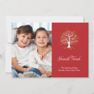Festividades Cartão de Foto do Rosh Hashaná Árvore da Esperança