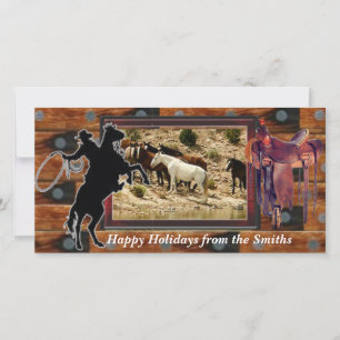 Festividades cartão de foto ocidental