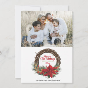 Festividades Cartão de Fotos de Feliz Natal e Boas Festas
