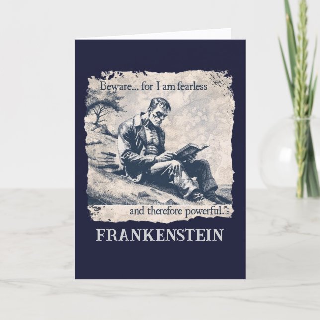 Festividades Cartão de Frankenstein (Frente)