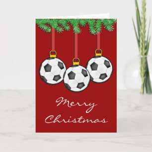 Festividades Cartão de Futebol de Natal