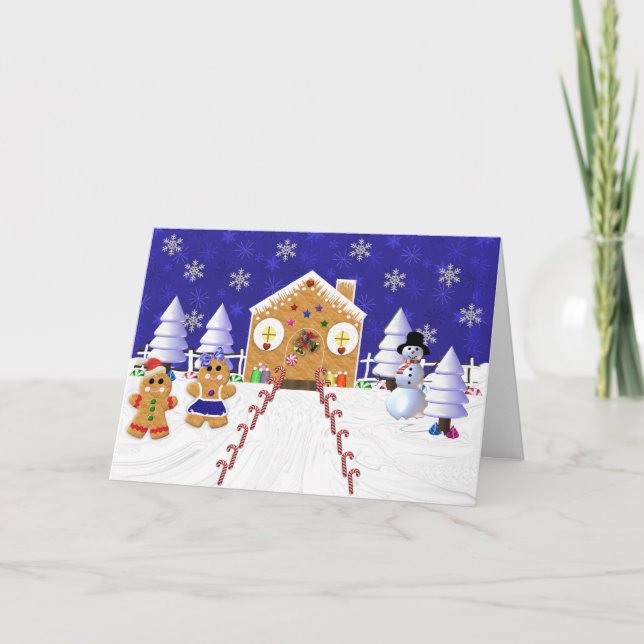 Festividades Cartão de Gingerman (Frente)