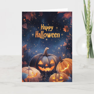 Festividades Cartão de Halloween, Cartão Feliz Halloween, Hallo