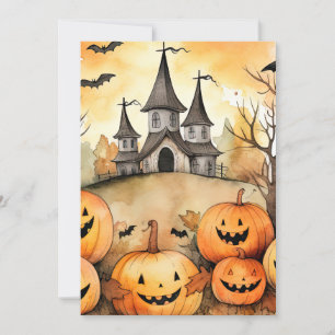 Festividades Cartão de Halloween Engraçado Jack O’Lanterns