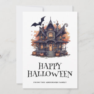 Festividades Cartão de Halloween Feliz de Cólvora