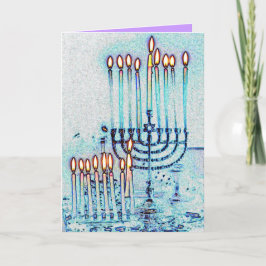 Festividades Cartão de Hannukah