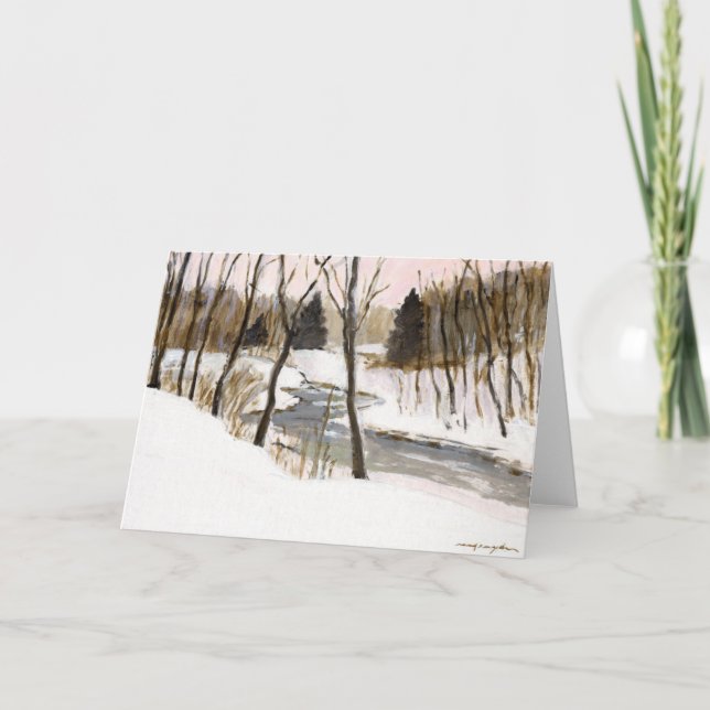 Festividades Cartão de Inverno (Frente)