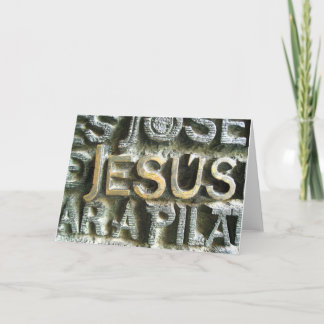 Festividades Cartão de Jesus