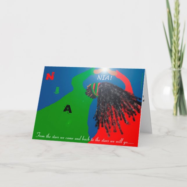 FESTIVIDADES CARTÃO DE KWANZAA (Frente)